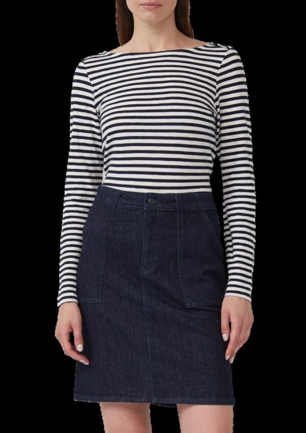 Jeansrock mit aufgesetzten Taschen | 360° Denim