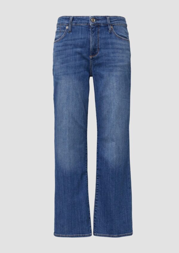 Cropped Jeans / Slim Fit / Mid Rise / Flared Leg