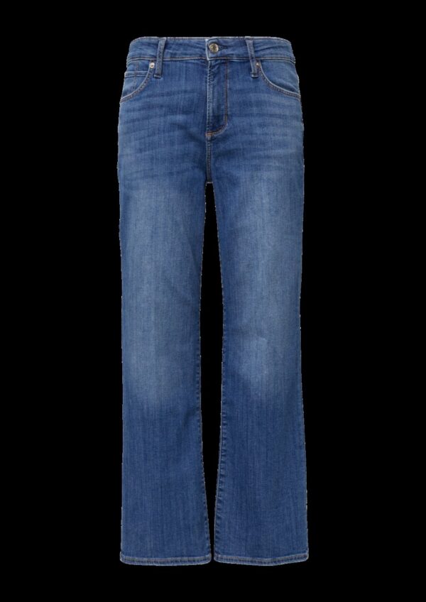 Cropped Jeans / Slim Fit / Mid Rise / Flared Leg