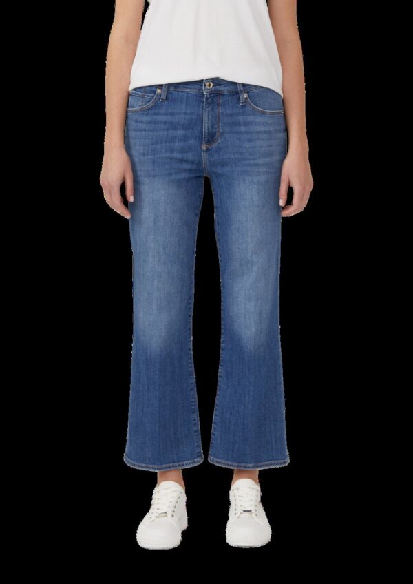 Cropped Jeans / Slim Fit / Mid Rise / Flared Leg