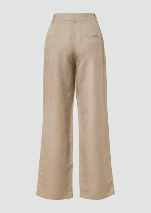 Relaxed-Fit-Hose aus Leinenmix mit Extra Wide Leg