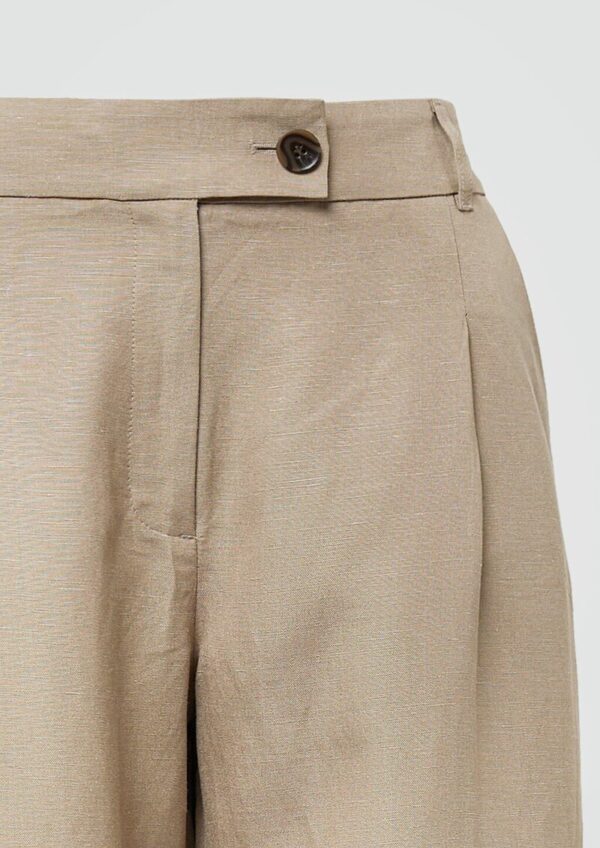 Relaxed-Fit-Hose aus Leinenmix mit Extra Wide Leg