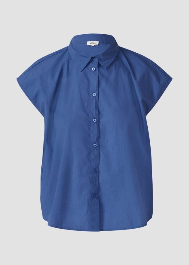 Hemdbluse aus Popeline im Relaxed Fit