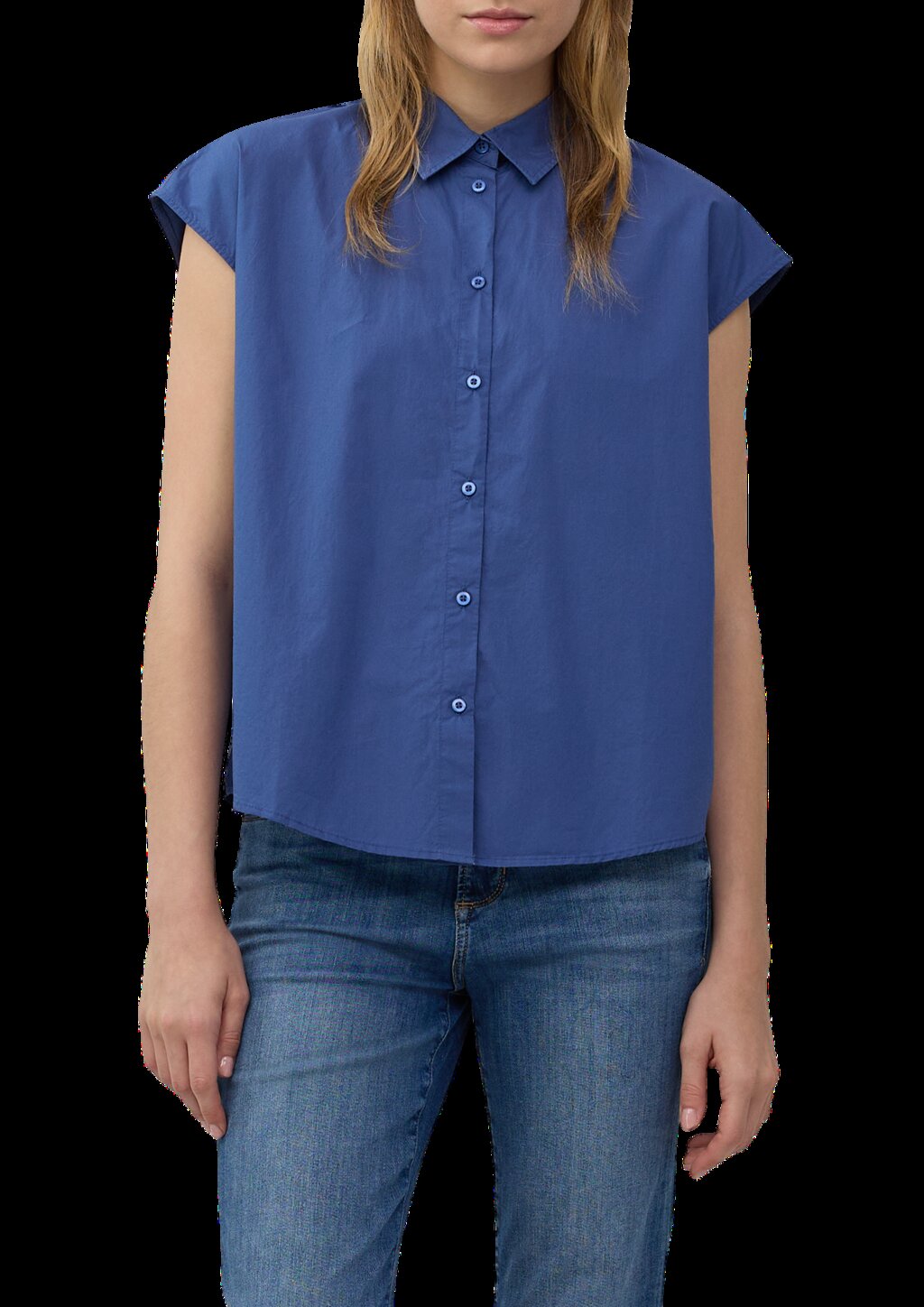 Hemdbluse aus Popeline im Relaxed Fit