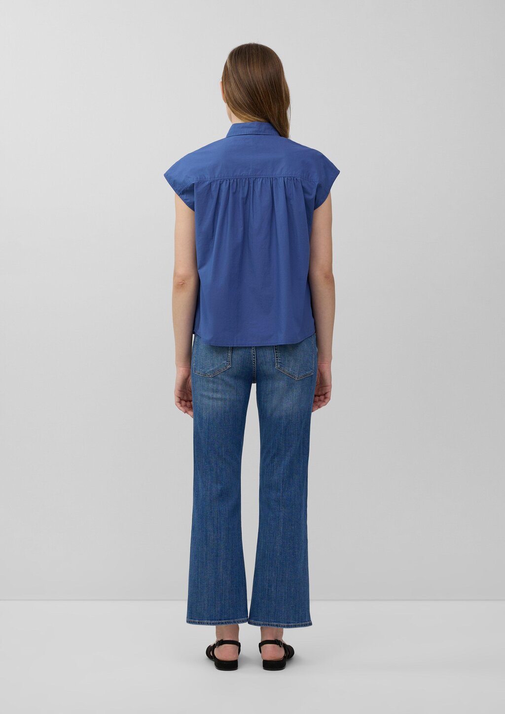 Hemdbluse aus Popeline im Relaxed Fit