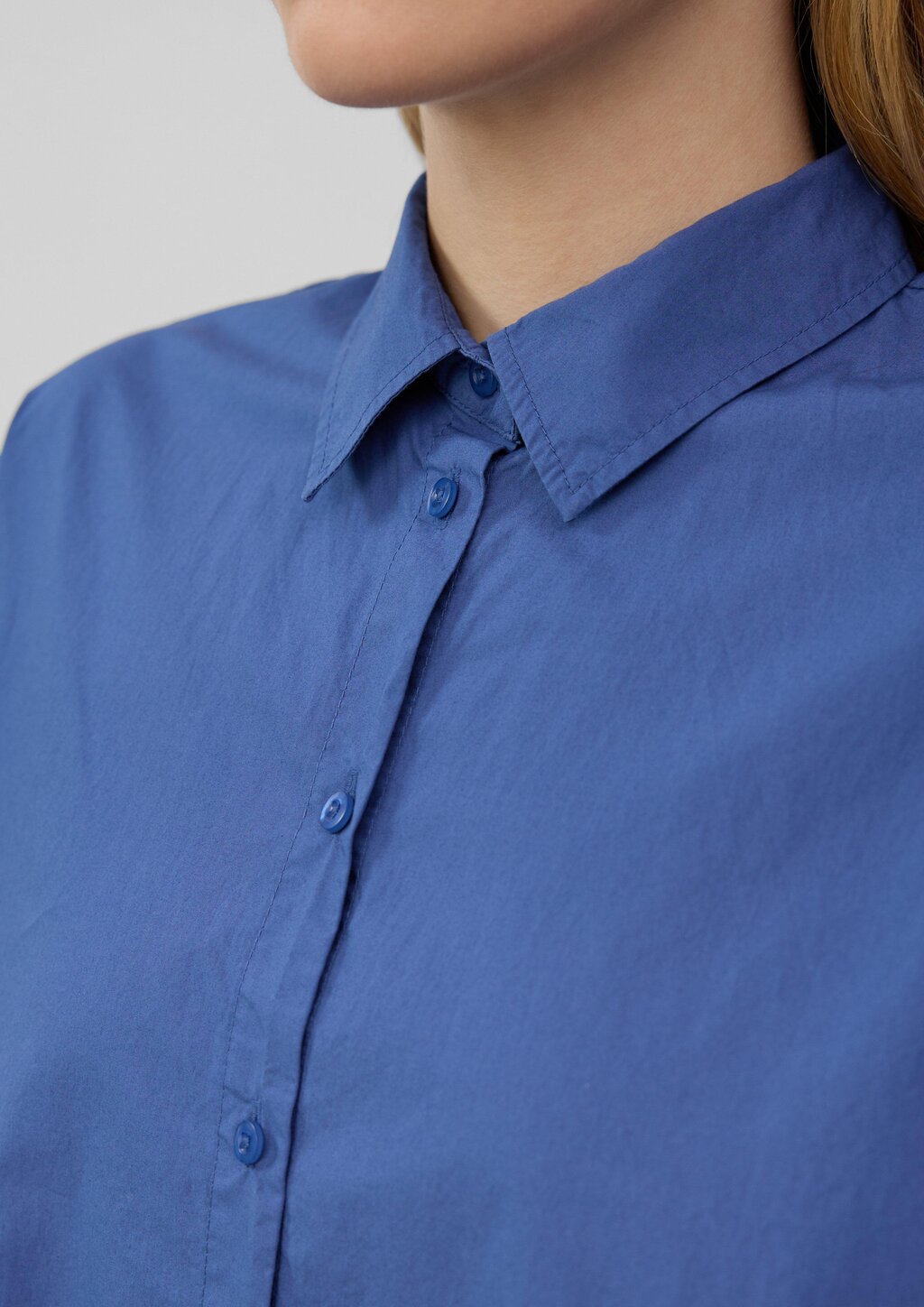 Hemdbluse aus Popeline im Relaxed Fit