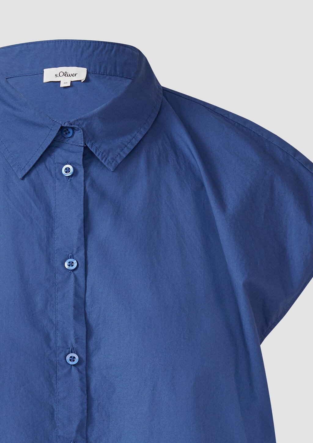 Hemdbluse aus Popeline im Relaxed Fit