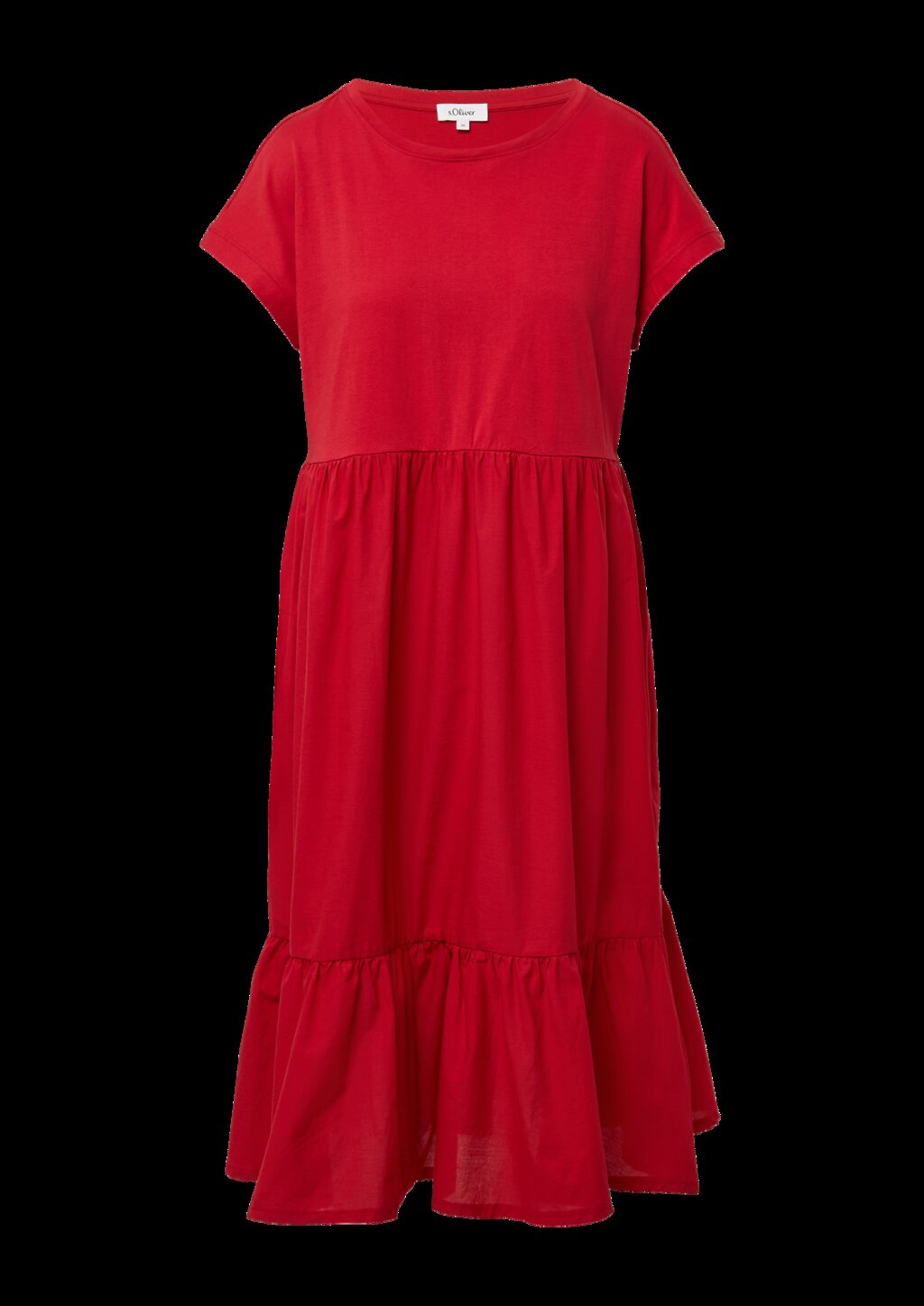 Stufenkleid im Relaxed Fit mit überschnittenen Schultern