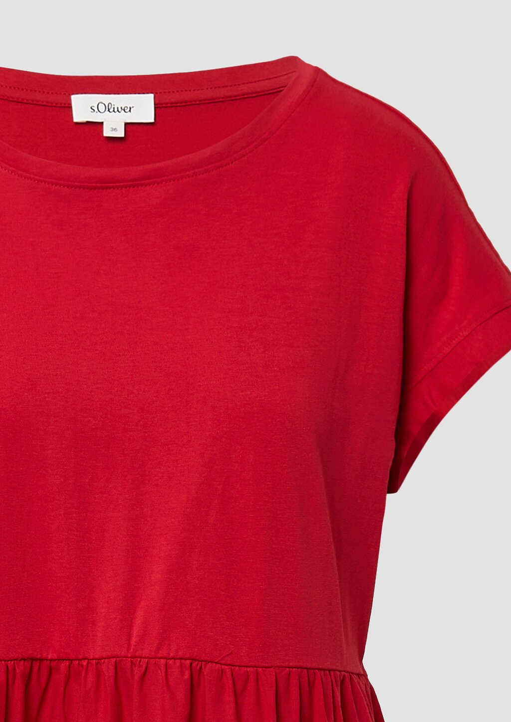 Stufenkleid im Relaxed Fit mit überschnittenen Schultern