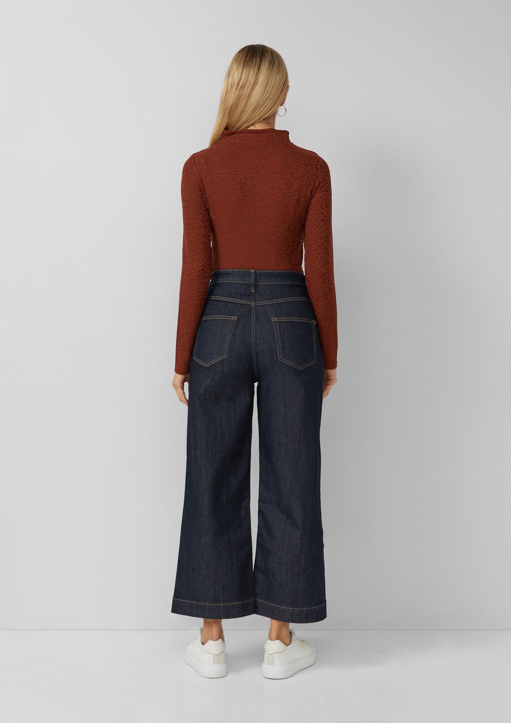 Leicht glänzendes Jacquard-Shirt