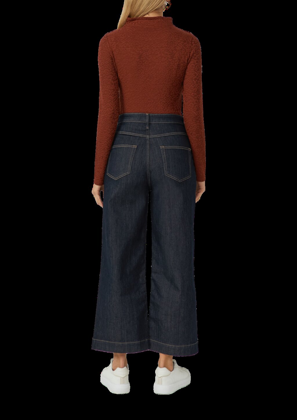 Leicht glänzendes Jacquard-Shirt