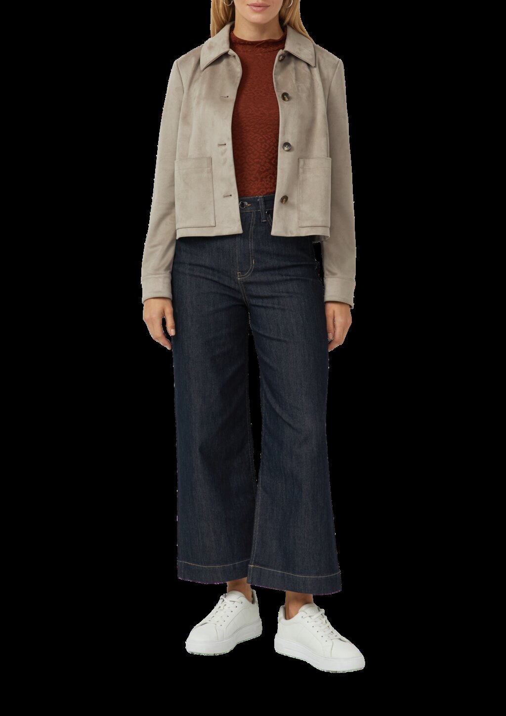 Leicht glänzendes Jacquard-Shirt