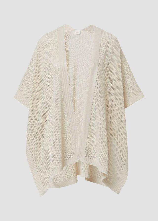 Leichter Strickponcho