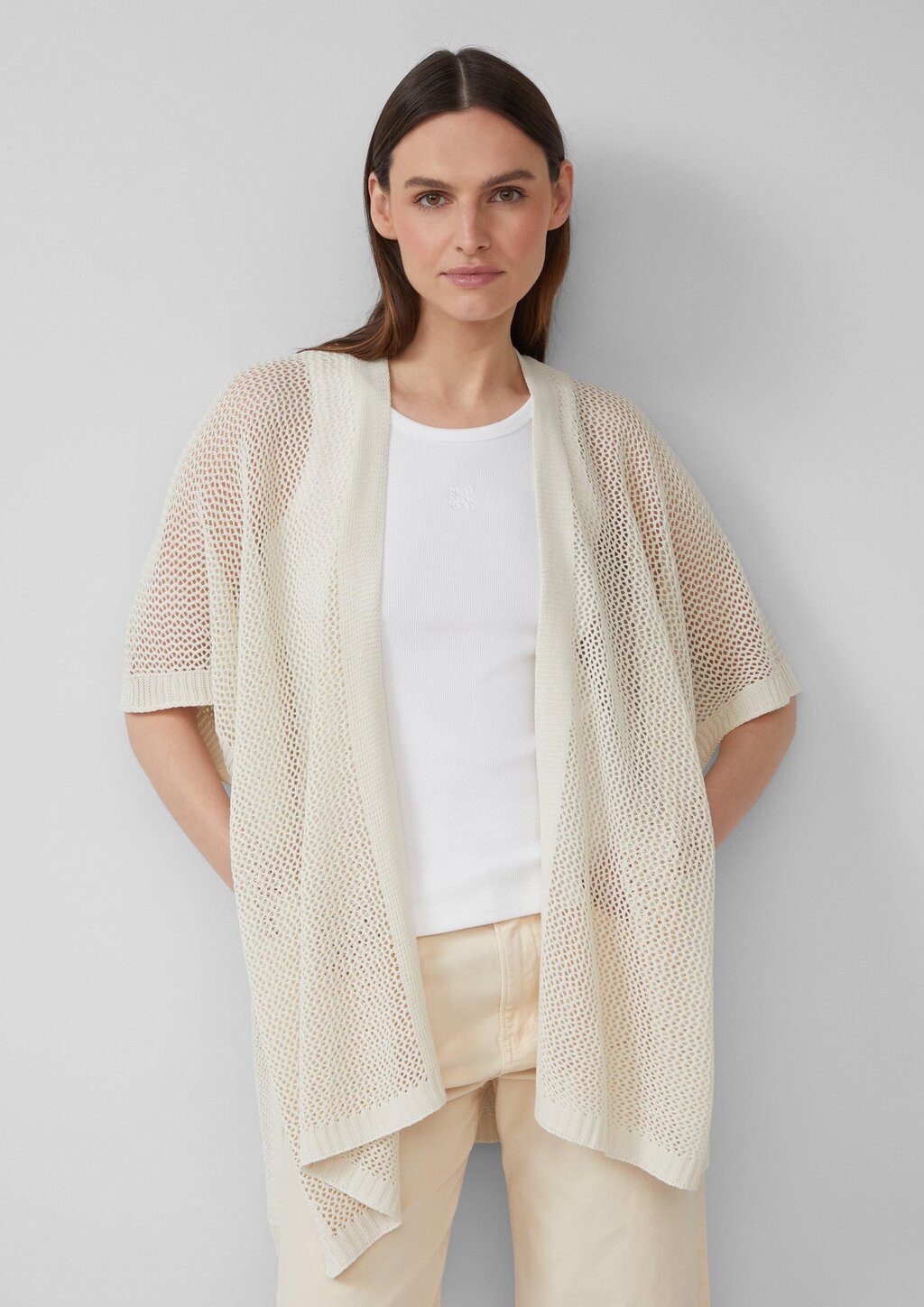 Leichter Strickponcho