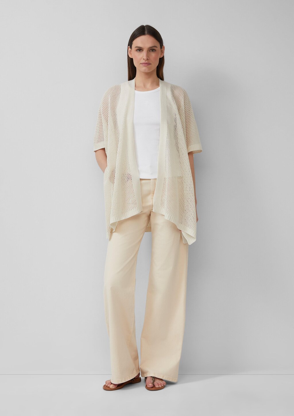 Leichter Strickponcho