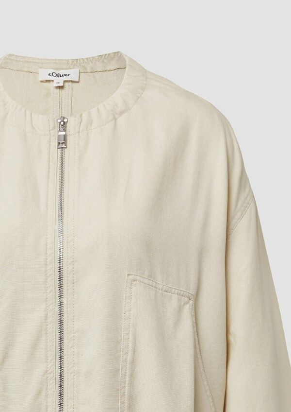 Blouson im Relaxed Fit mit 3/4-Ärmeln