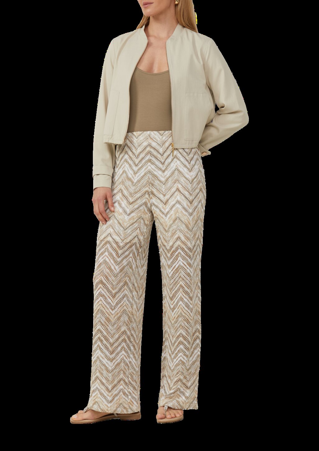 Slim-Fit-Top mit verstellbaren Spaghettiträgern