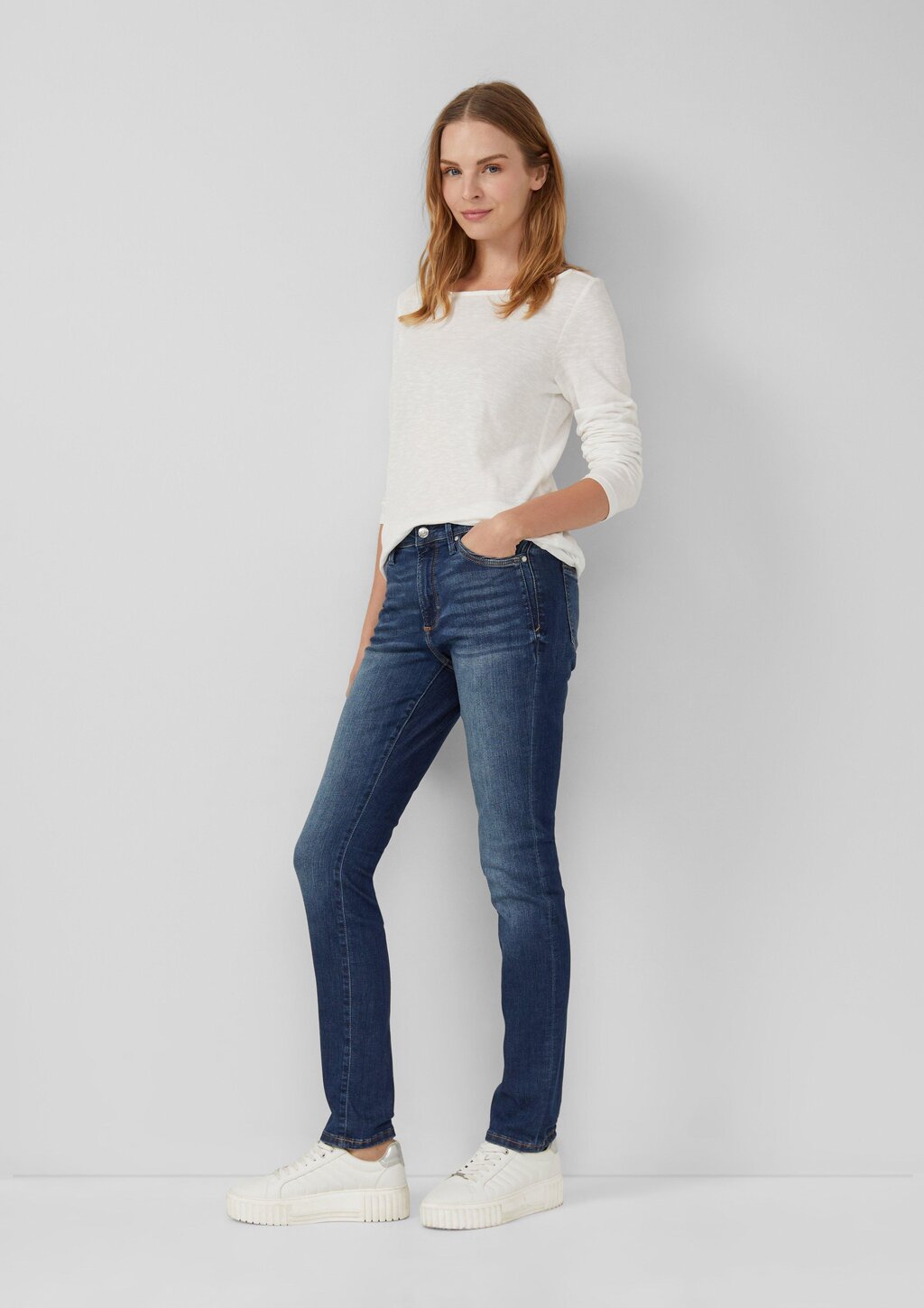 Jeans Betsy / Slim Fit / Mid Rise / Slim Leg