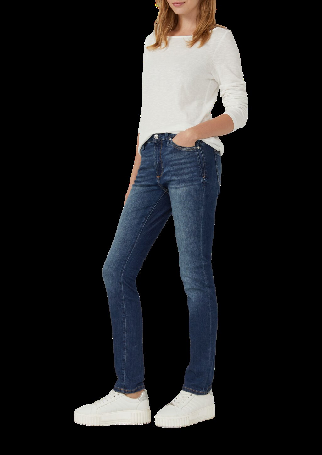 Jeans Betsy / Slim Fit / Mid Rise / Slim Leg