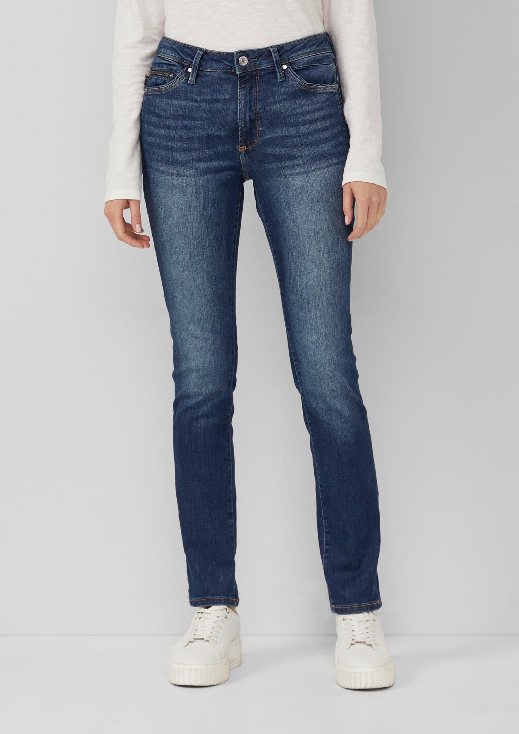 Jeans Betsy / Slim Fit / Mid Rise / Slim Leg