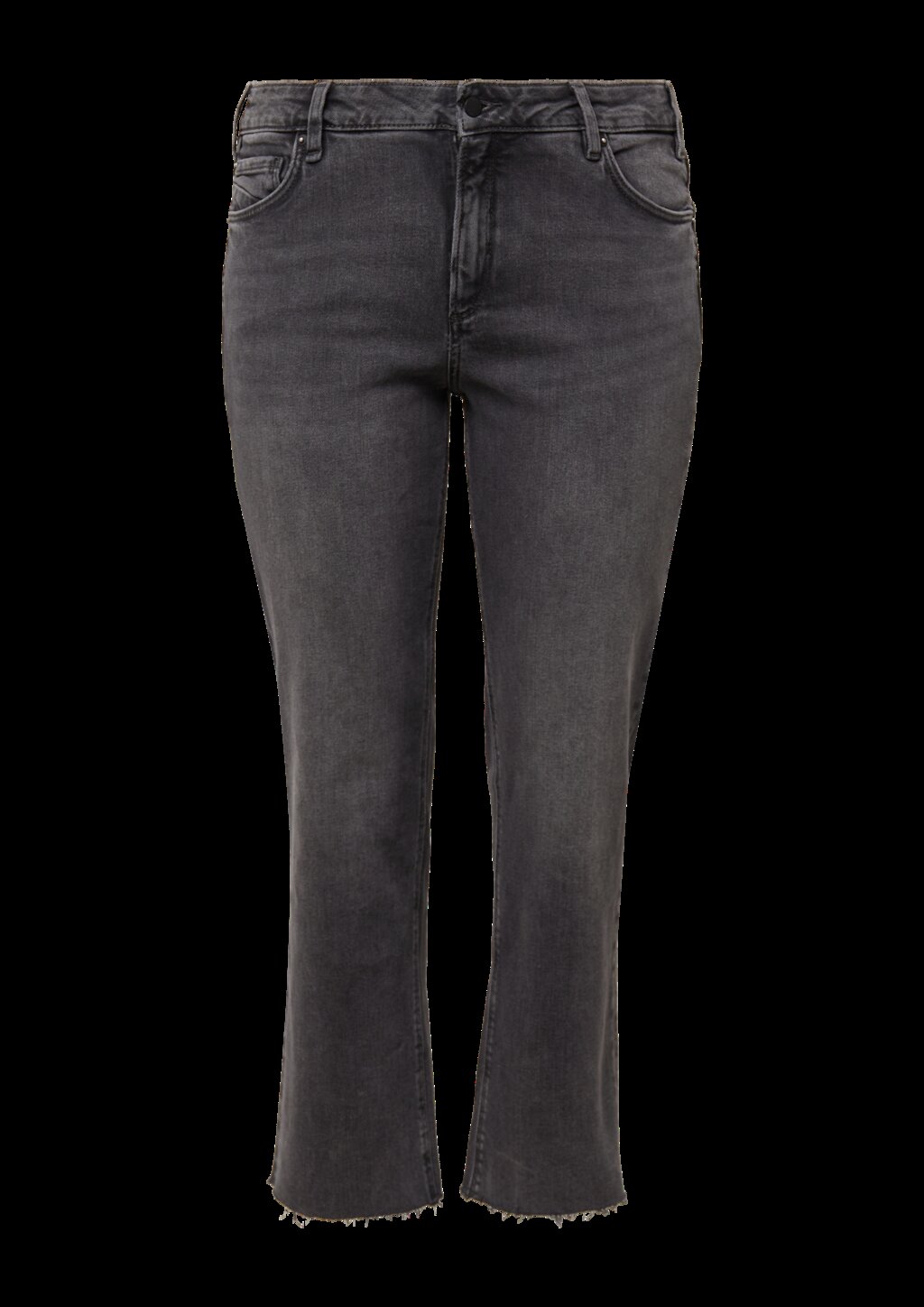 Ankle-Jeans / Slim Fit / Mid Rise / Straight Leg