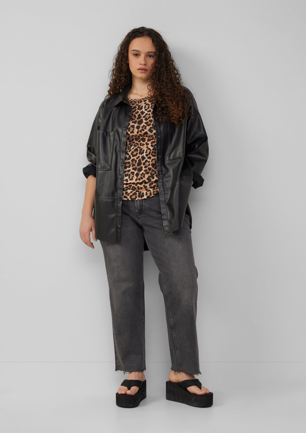 Ankle-Jeans / Slim Fit / Mid Rise / Straight Leg