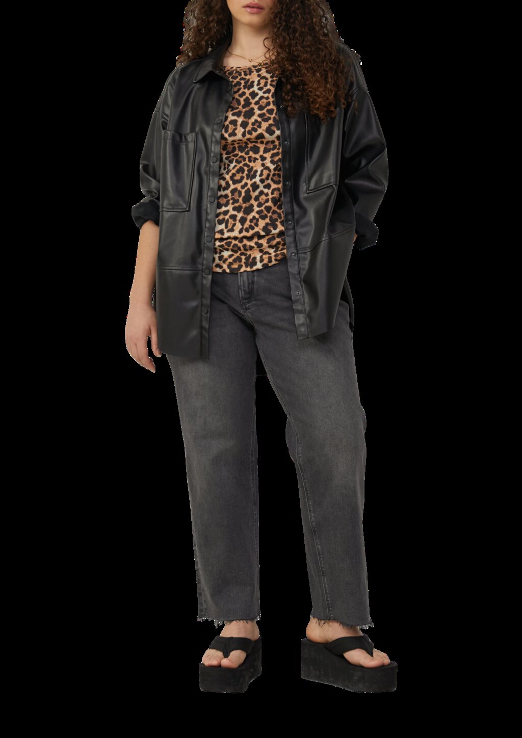 Ankle-Jeans / Slim Fit / Mid Rise / Straight Leg