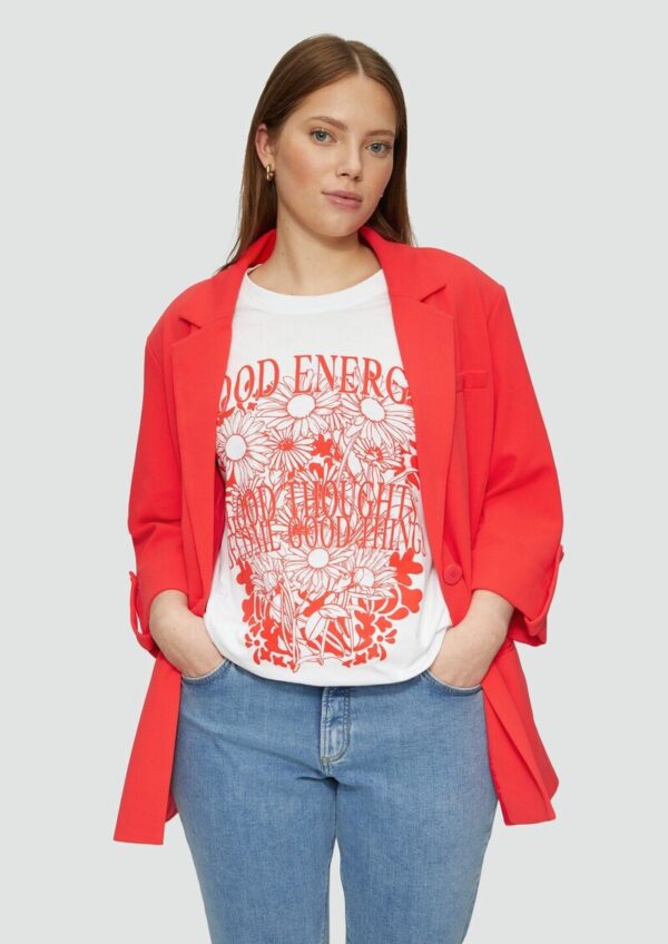 Blazer mit Reverskragen