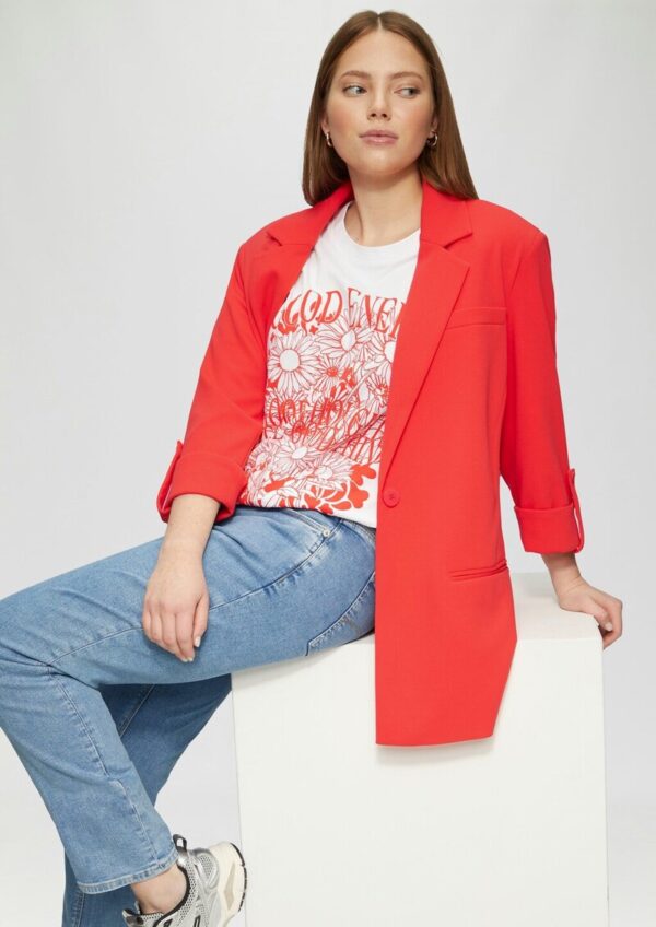 Blazer mit Reverskragen