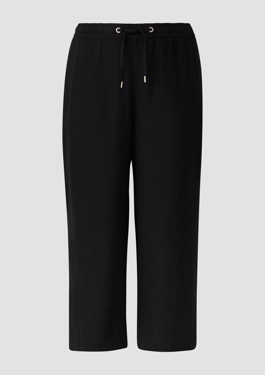 Wide Leg-Hose aus Leinenmix