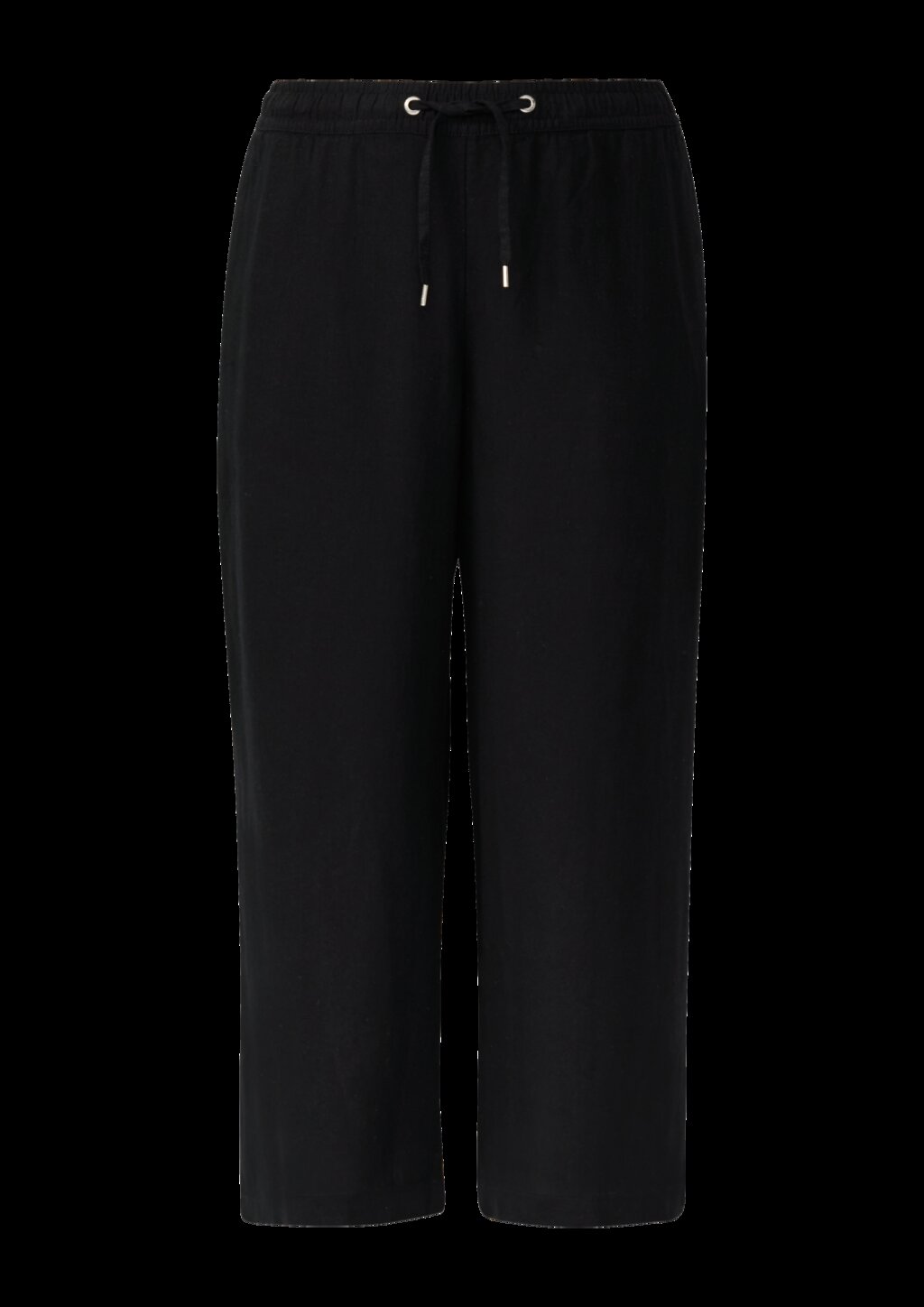 Wide Leg-Hose aus Leinenmix