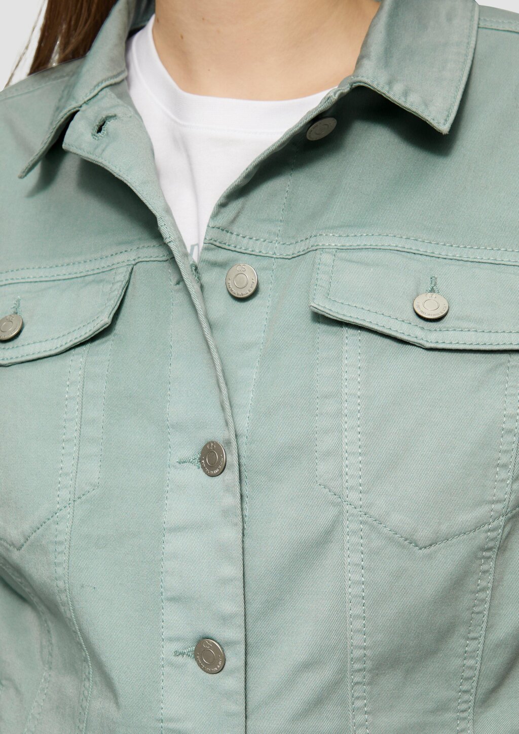 Jeansjacke im Slim Fit