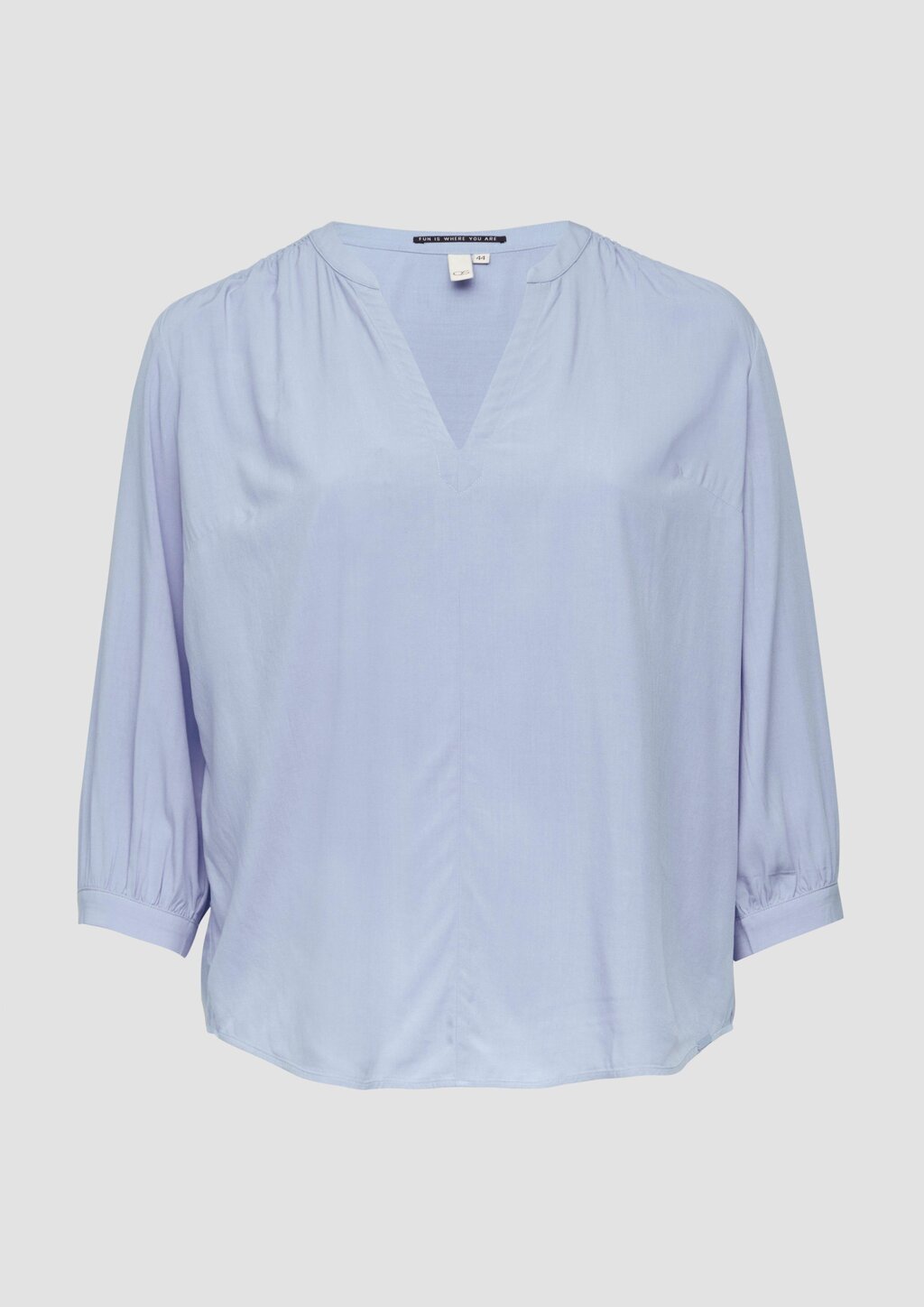 Bluse aus Viskose mit Smok-Detail