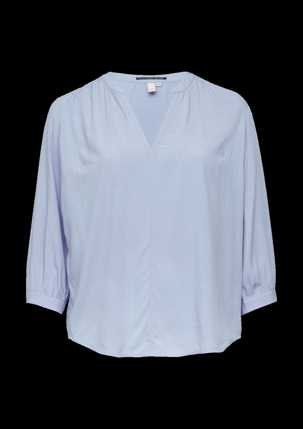 Bluse aus Viskose mit Smok-Detail