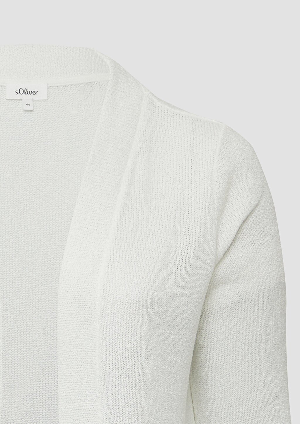 Cardigan aus Bouclégarn mit 3/4-Ärmeln