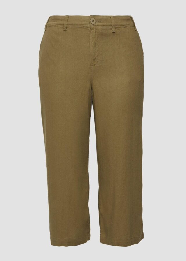 Culotte aus Leinenmix