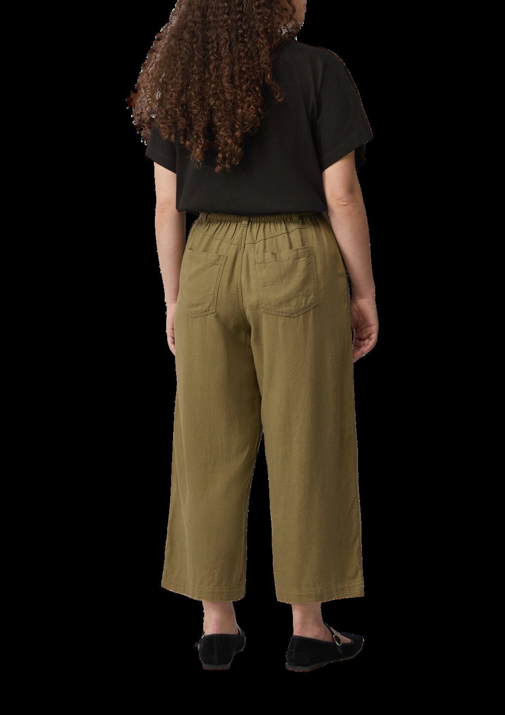 Culotte aus Leinenmix