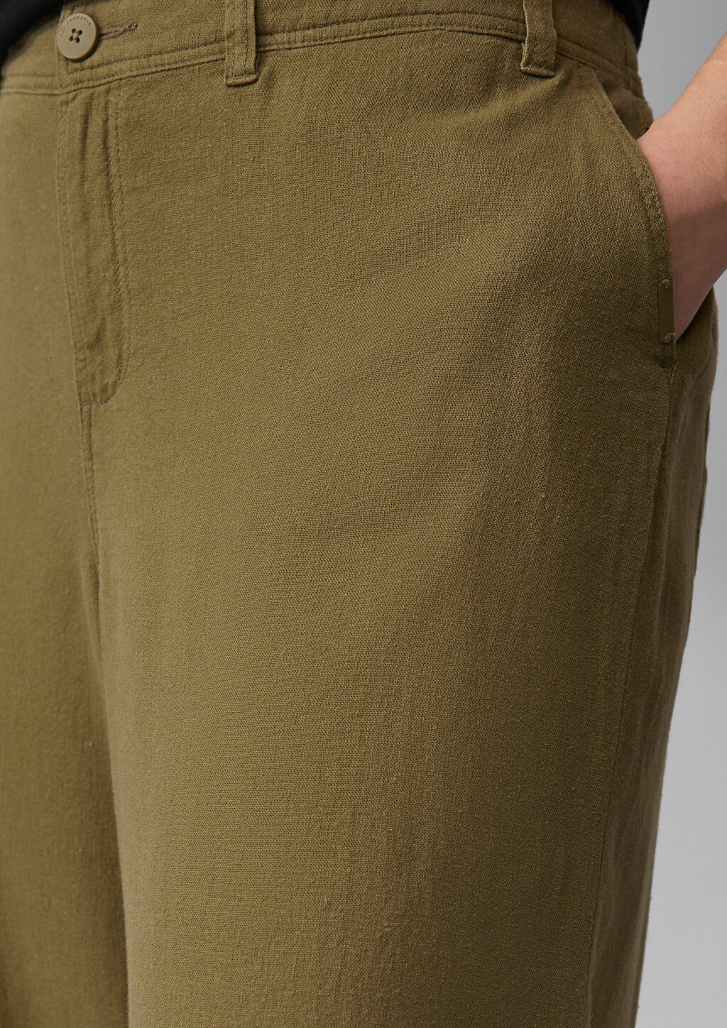 Culotte aus Leinenmix