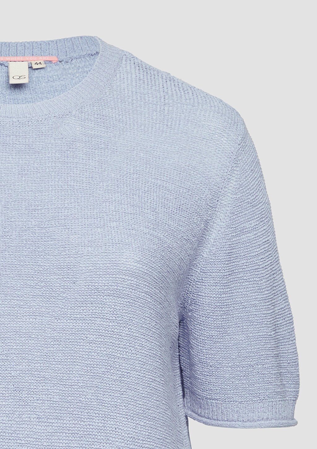 Kurzarmpullover aus Bändchengarn