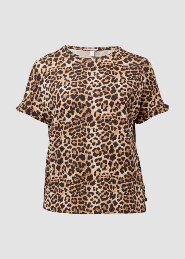 Locker geschnittenes T-Shirt aus Modalmix