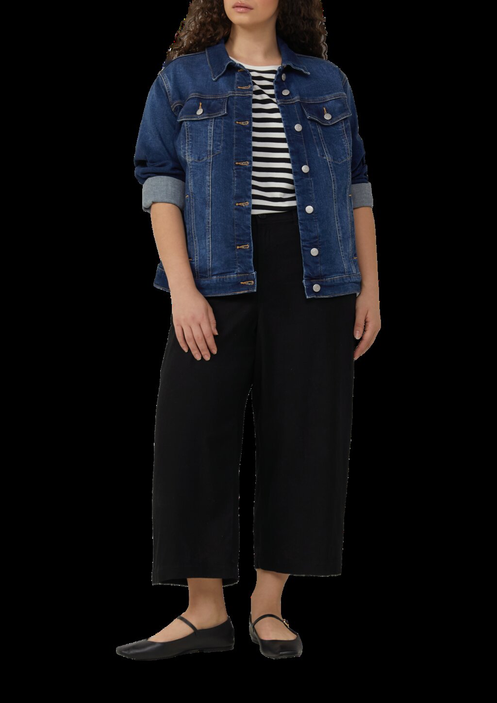 Locker geschnittenes T-Shirt aus Modalmix