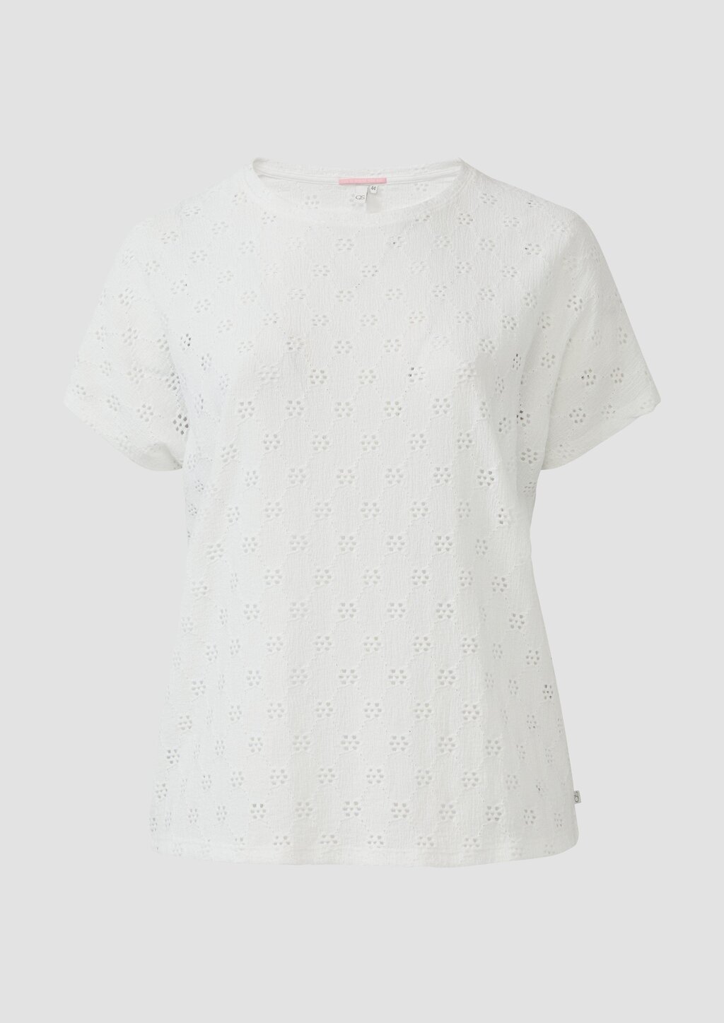 Shirt mit Lochstickerei