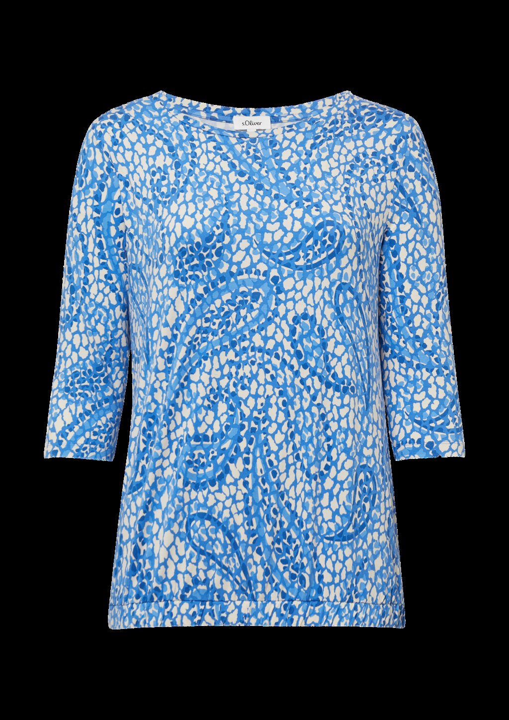 Shirt aus Viskosestretch in O-Shape