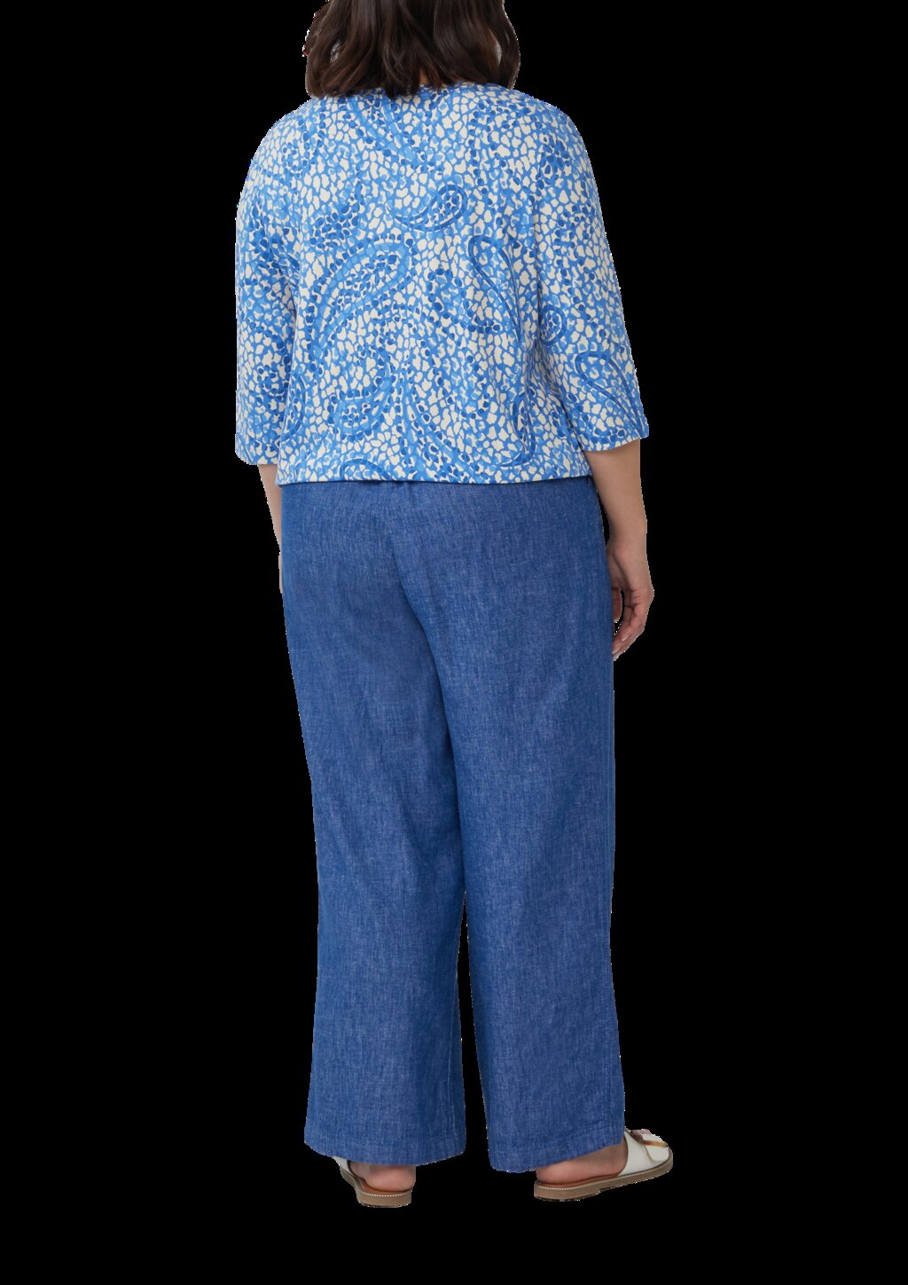 Shirt aus Viskosestretch in O-Shape