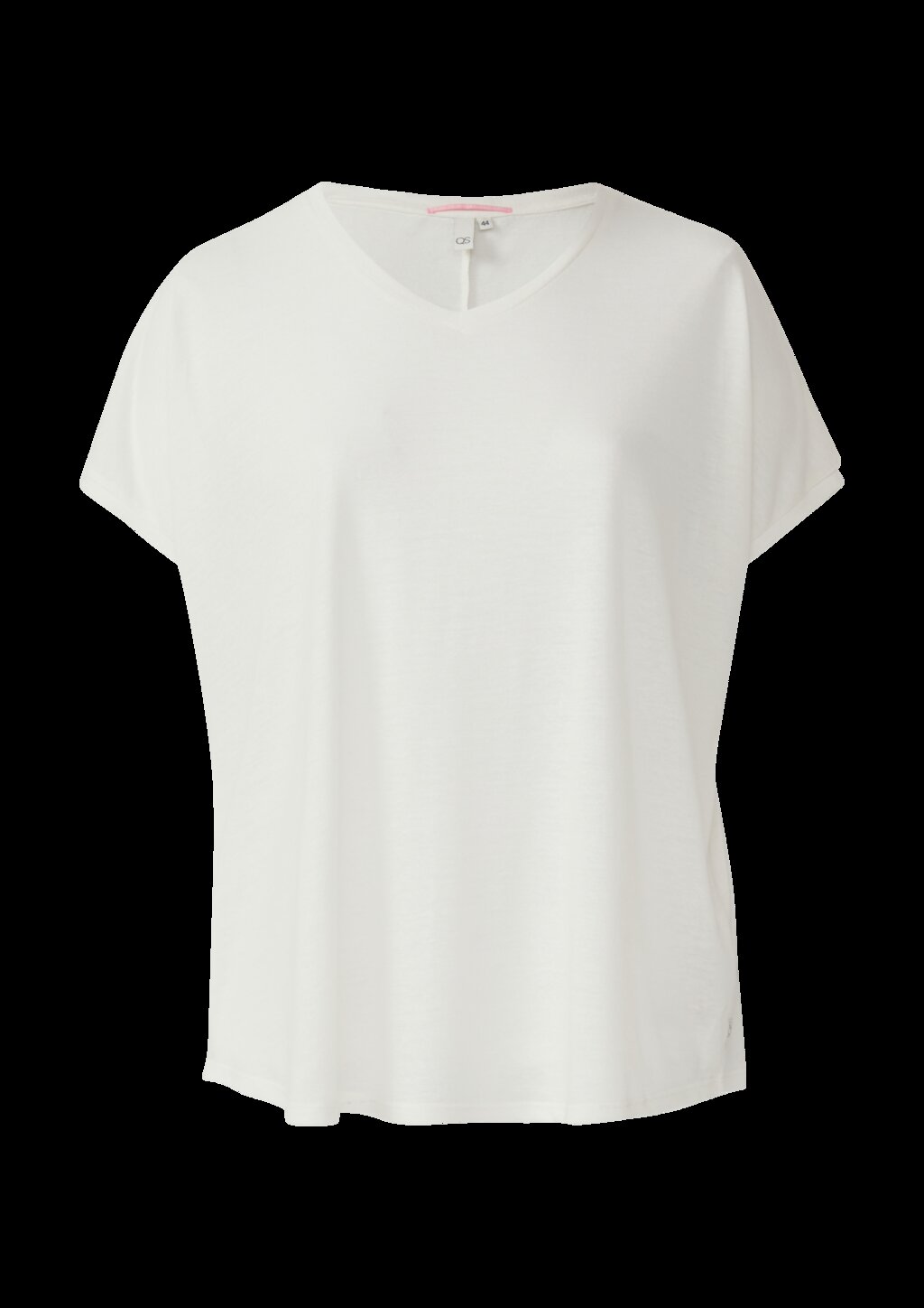 Locker geschnittenes T-Shirt aus Leinenmix