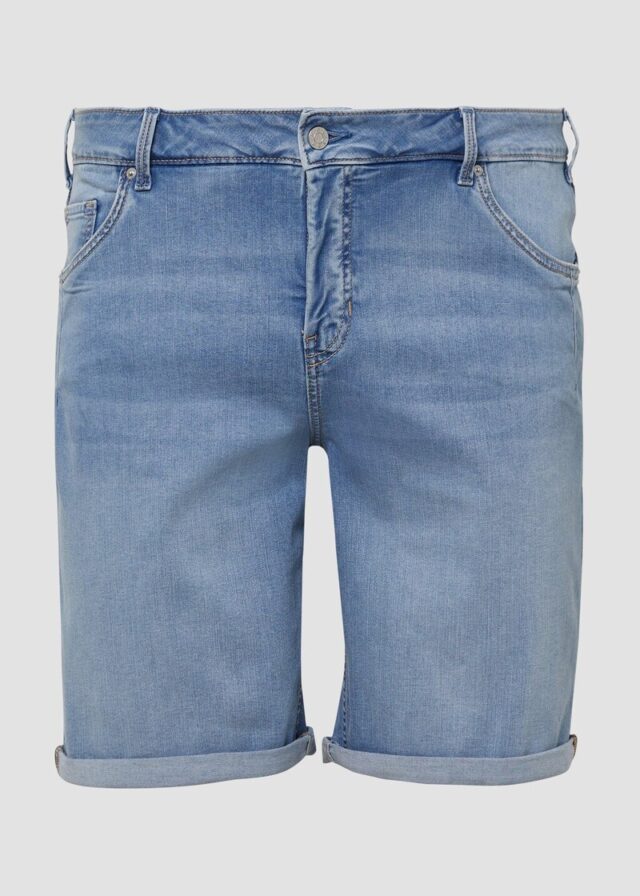 Bermuda Jeans / Curvy Fit / Mid Rise / Slim Tapered Leg