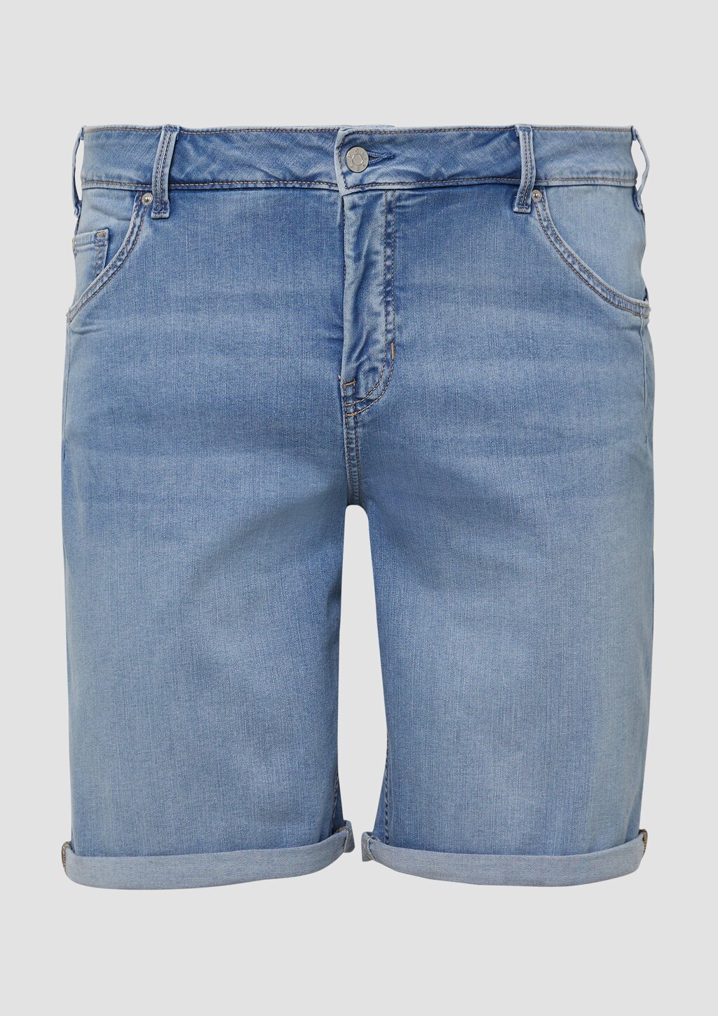 Bermuda Jeans / Curvy Fit / Mid Rise / Slim Tapered Leg