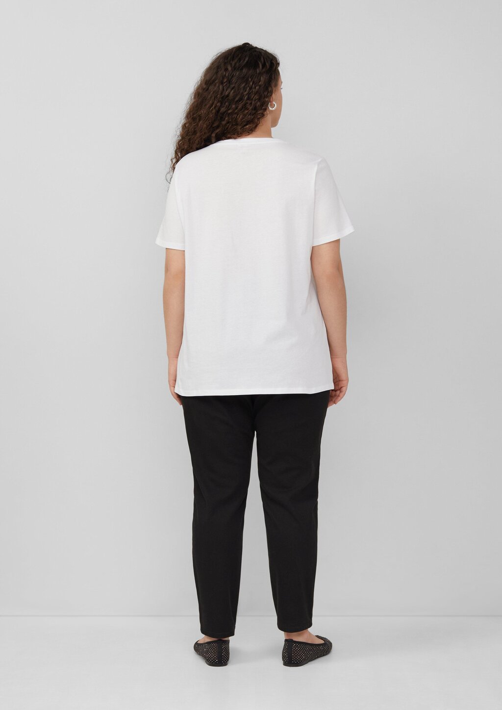 Baumwollshirt mit Frontprint