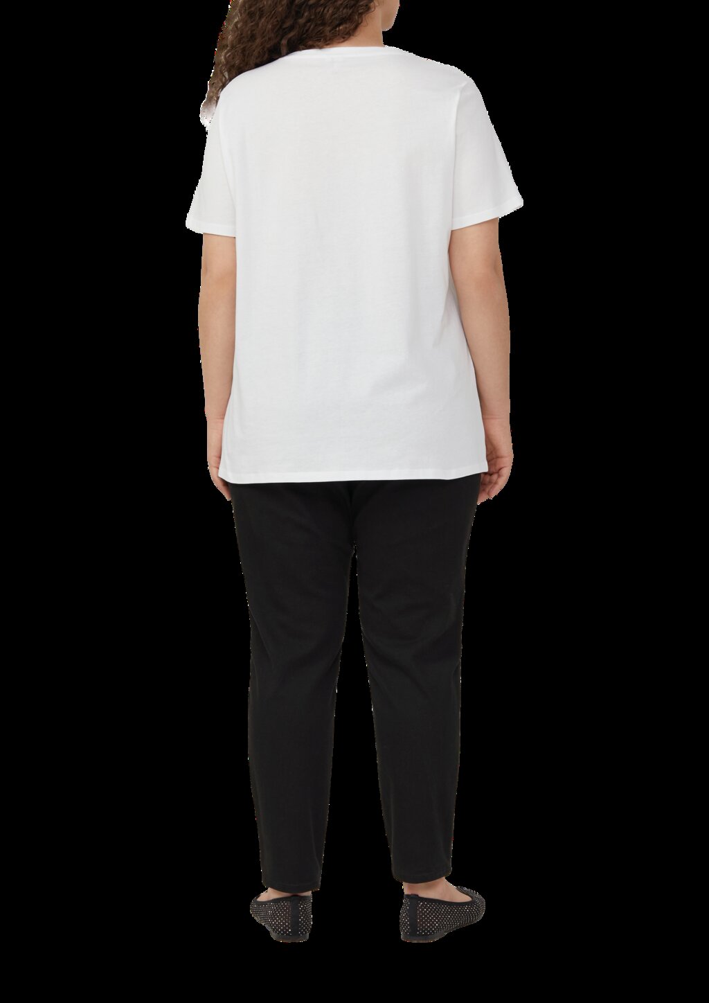 Baumwollshirt mit Frontprint