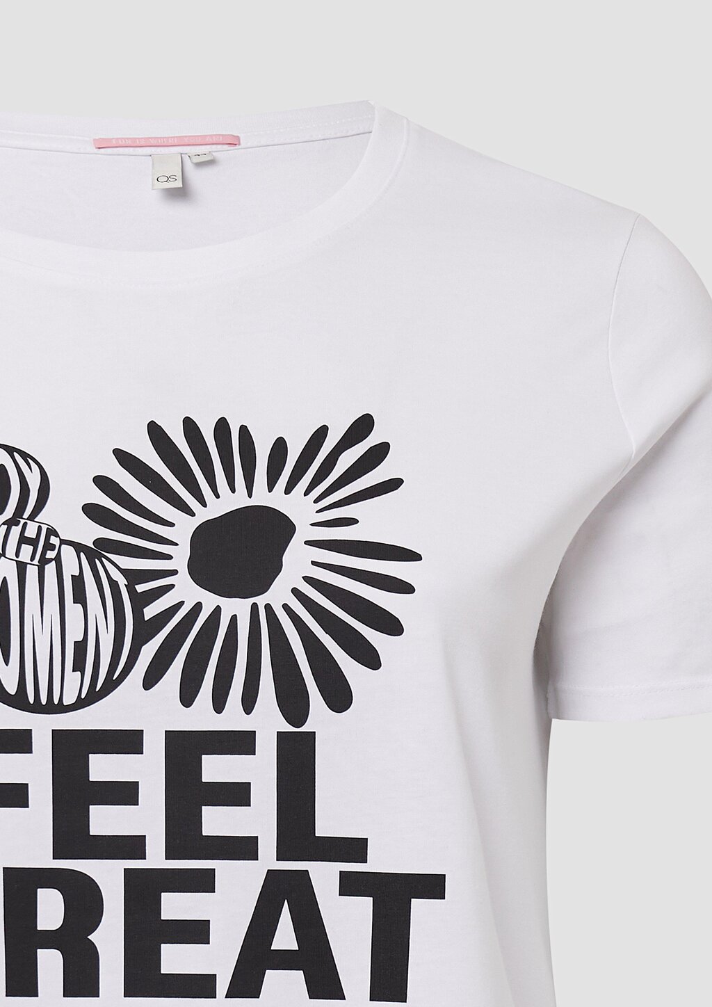 Baumwollshirt mit Frontprint